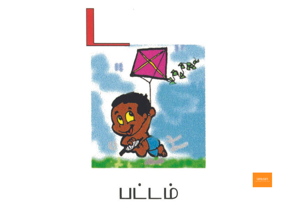 Tamil Flashcards - Black and White (PDF)